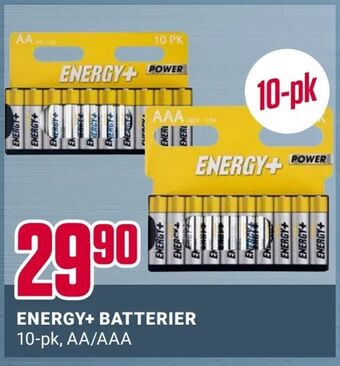 Europris Energy+ batterier tilbud