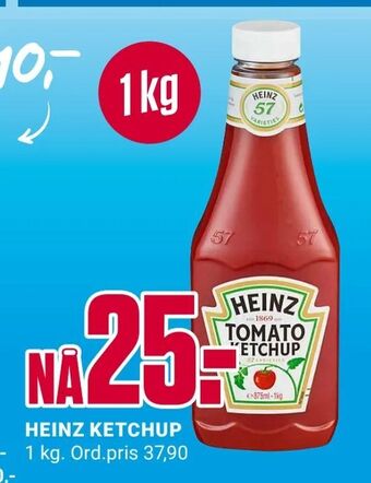 Europris Heinz ketchup tilbud