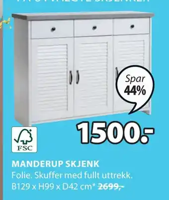 JYSK Manderup skjenk tilbud