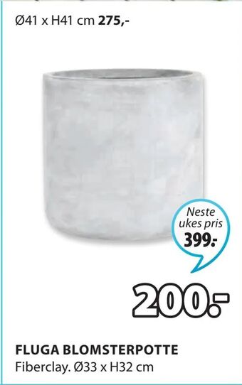 JYSK Fluga blomsterpotte tilbud