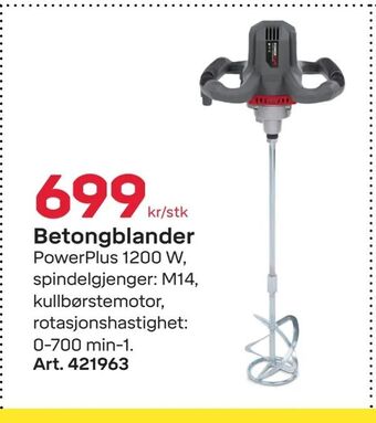 Byggmax Betongblander tilbud