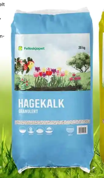 Felleskjøpet Felleskjøpet hagekalk 20 kg tilbud