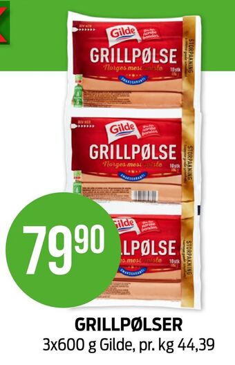 Kiwi Grillpølser tilbud