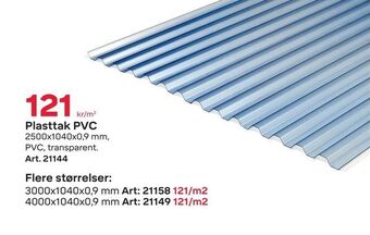 Byggmax Plasttak PVC tilbud