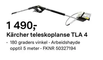 Felleskjøpet Kärcher teleskoplanse TLA 4 tilbud