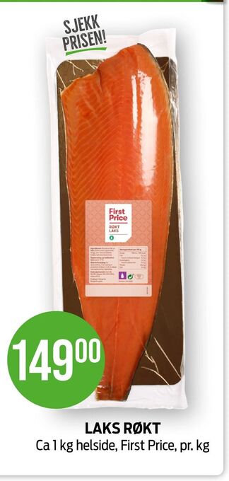Kiwi Laks røkt tilbud