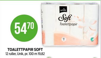 Kiwi Toalettpapir soft tilbud