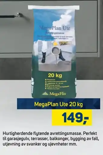 Megaflis MegaPlan Ute 20 kg tilbud