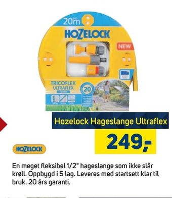 Megaflis Hozelock Hageslange Ultraflex tilbud
