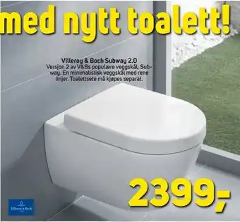 Megaflis Villeroy & Boch Subway 2,0 tilbud