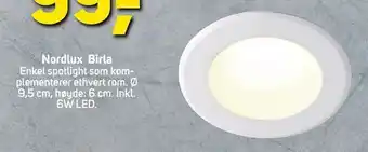 Megaflis Nordlux Birla tilbud