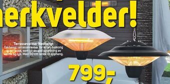 Megaflis Terrassevarmer Nedhengt tilbud