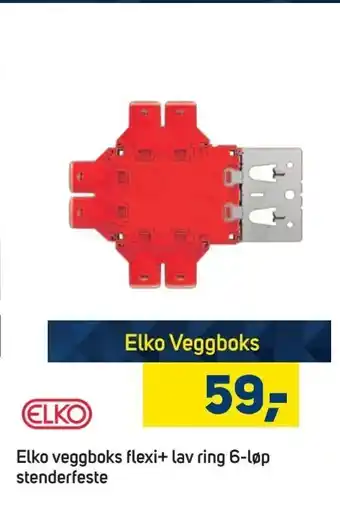 Megaflis Elko Veggboks tilbud