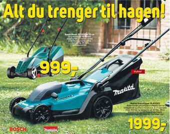Megaflis Makita Gressklipper DLM330Z tilbud