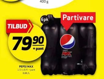 Bunnpris Pepsi max brus tilbud