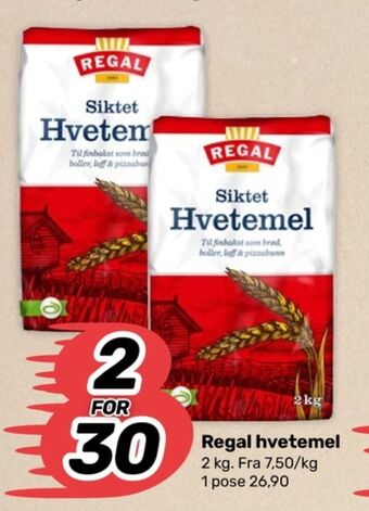 Coop Marked Regal hvetemel tilbud