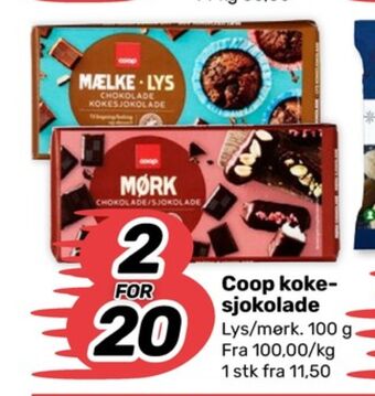 Coop Marked Coop kokesjokolade tilbud