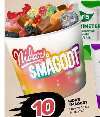 Coop Marked Nidar smågodt tilbud