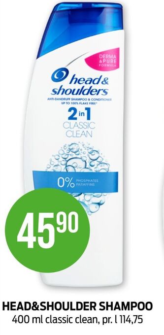 Kiwi Head&shoulders shampoo tilbud