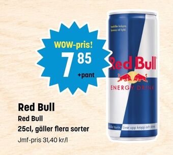 Eurocash Red Bull tilbud
