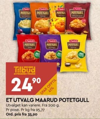 Coop Mega Maarud chips tilbud