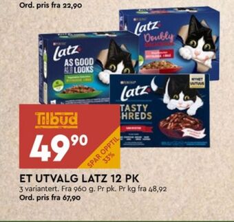 Coop Mega Latz kattemat tilbud