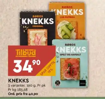 Coop Mega Røros flatbrød tilbud