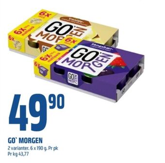 Coop Obs Go morgen yoghurt tilbud