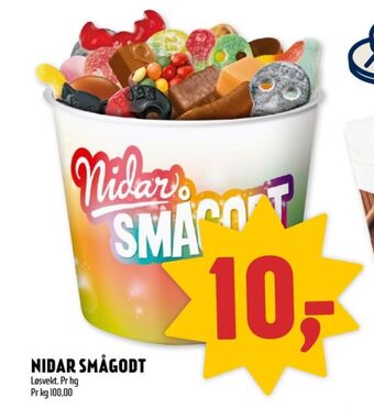 Coop Prix Nidar smågodt tilbud