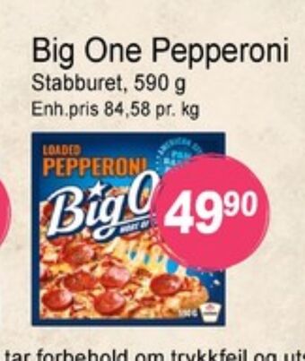 Joker Big one pizza tilbud