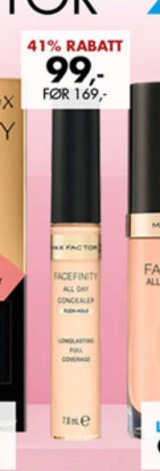 Sparkjøp Max factor lipgloss tilbud