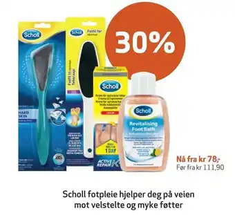 Apotek 1 Scholl fotpleie tilbud