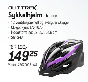 Thansen Sykkelhjelm tilbud