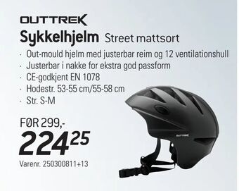 Thansen Sykkelhjelm tilbud