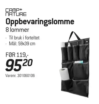 Thansen Oppbevaringslomme 8 lommer tilbud