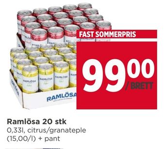 Meny Ramlösa 20 stk tilbud