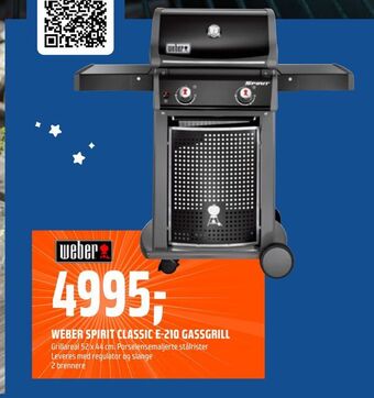 Coop Obs Weber spirit classic e-210 gassgrill tilbud