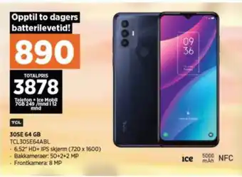 POWER Tcl 30se mobiltelefon tilbud