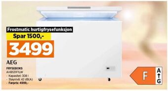 POWER Aeg fryseboks tilbud