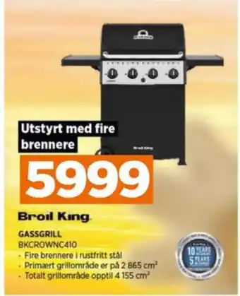 POWER Broil king gassgrill tilbud