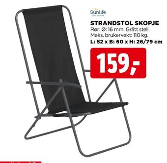 jem & fix Strandstol skopje tilbud