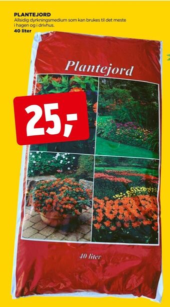 jem & fix Plantejord tilbud