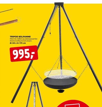 jem & fix Tripod bålpanne tilbud