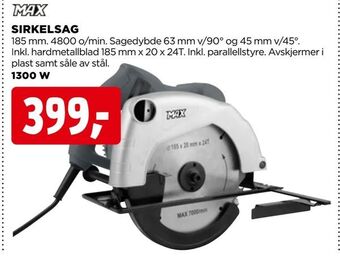 jem & fix Sirkelsag tilbud