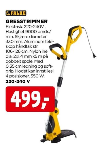 jem & fix Gresstrimmer tilbud