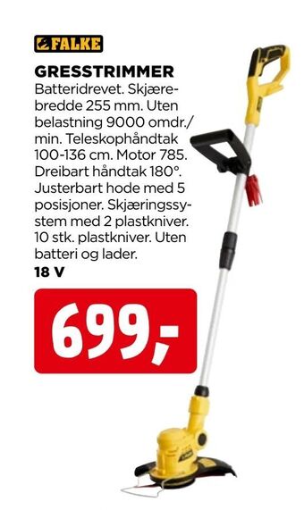jem & fix Gresstrimmer tilbud