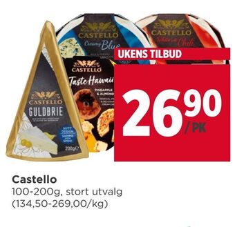 Meny Castello tilbud