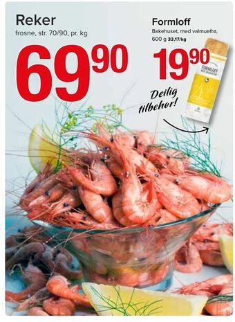 Spar Reker tilbud