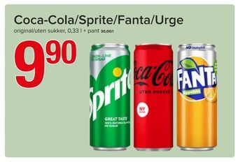 Spar Coca-Cola/Sprite/Fanta/Urge tilbud