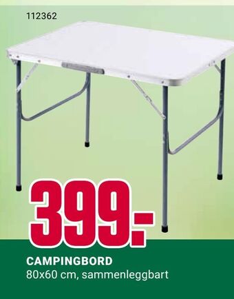 Europris Campingbord tilbud